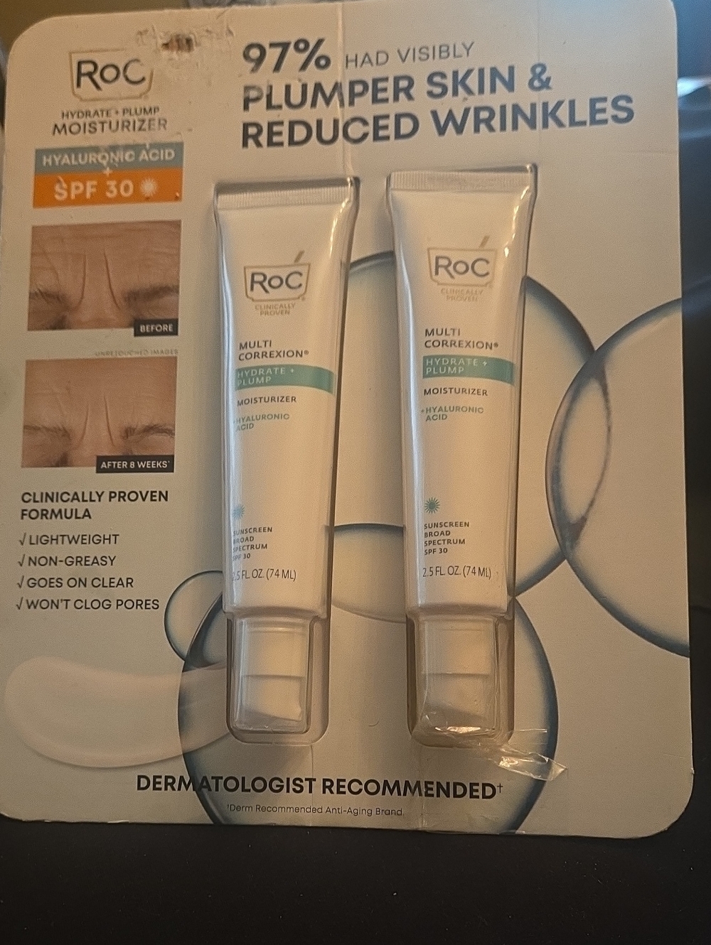 RoC Multi Correxion Hydrate + Plump Moisturizer SPF 30 — White - Picture 1 of 4